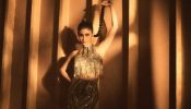 Mouni Roy Stuns in Golden Two-Piece Dress-Shows Off Her Unique Style 913914