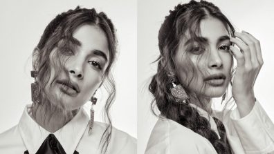 Pooja Hegde Dazzles in Braid Hairstyle and Open Loose Strands On Face Creates a Magic