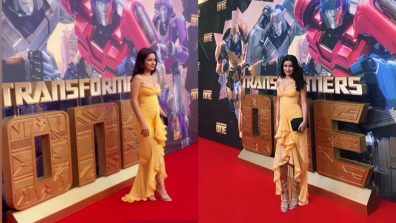 Avneet Kaur Walks Red Carpet Of Transformers One Premiere In London, Meets Scarlett Johansson And Chris Hemsworth