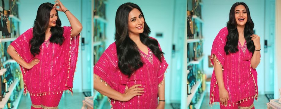 Divyanka Tripathi Stuns in Pink Sharara, Shares Inspiring Message on Embracing Life's Journey 918295