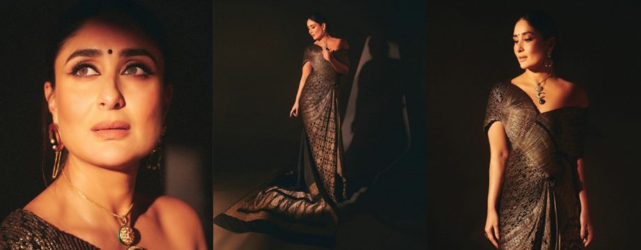 Kareena Kapoor Khan Stuns in Amit Aggarwal's Revamped Vintage Banarasi Saree for 25th Bollywood Anniversary 918523