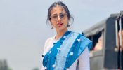 Manami Ghosh Stuns in Elegant Blue Saree, Redefines Tollypara Style