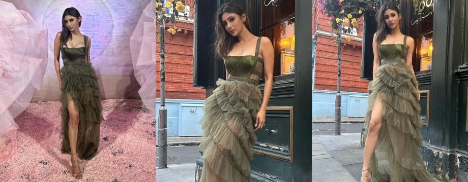 Mouni Roy Sizzles at London Fashion Week in Stunning Green Gown by Aadnevik 918298