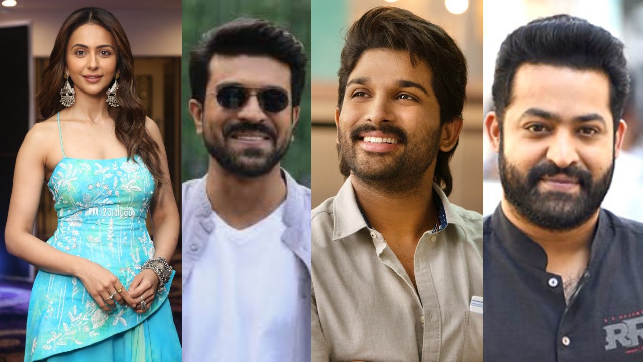 Rakul Preet Singh- "Ram Charan, Allu Arjun & NTR Jr. are such great dancers, I would feel scared to match steps with them" 917651