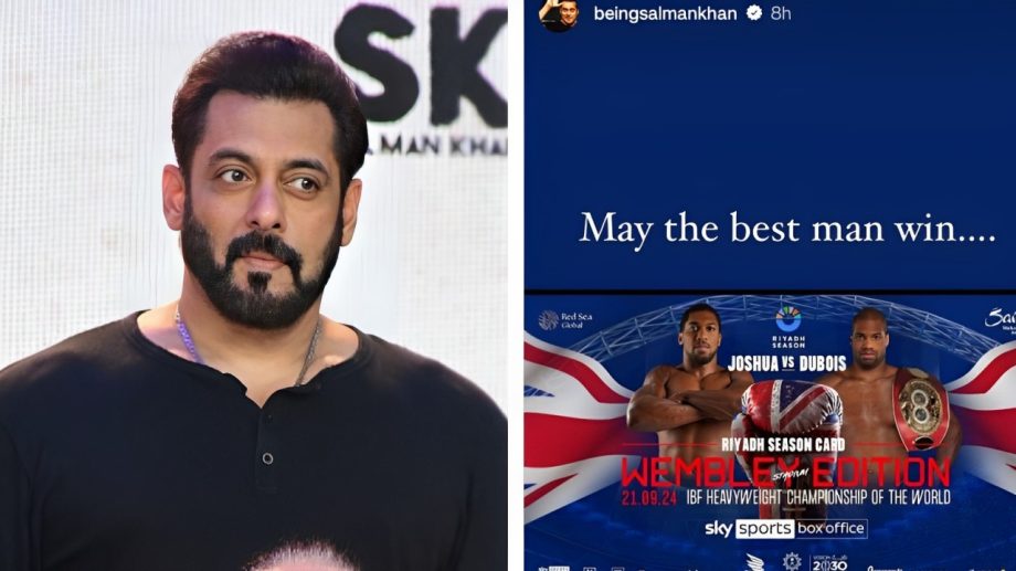 Salman Khan cheers on for the biggest fight in recent times, 'Jenkins vs Dubois' 918672