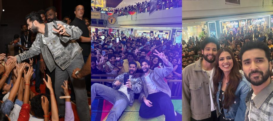 The crowd went gaga as Siddhant Chaturvedi, Malavika Mohanan and Raghav Juyal launched 'Hatt Ja Baaju' song from Excel Entertainment's Yudhra at college in Pune! 917772