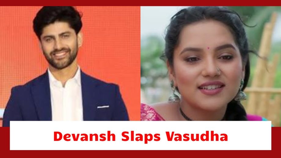 Vasudha Upcoming Twist: Devansh slaps Vasudha; Chandrika asks Vasudha to be sent away 919143