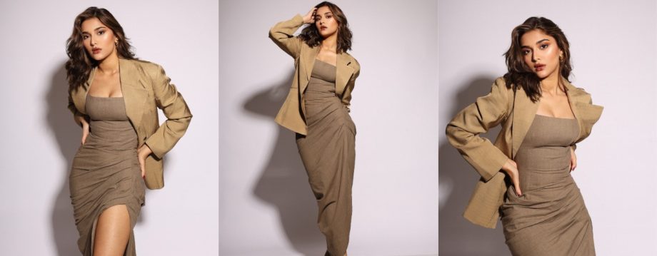 Chic and Elegant: Nora Fatehi, Sonakshi Sinha, and Saiee Manjrekar's Latest Fashion Statements 920526