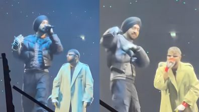 Diljit Dosanjh gives a surprise in the form of Badshah at his London concert; also acknowledges Pakistani superstar, Hania Amir