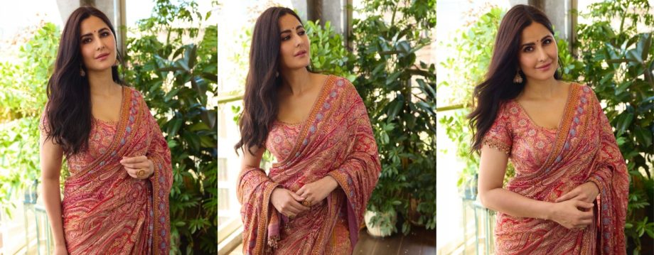 Fashion Battle: Katrina Kaif Vs Kriti Sanon: Who Is Serving 'Pathaka' Vibes In Embellished Red Saree? 920809