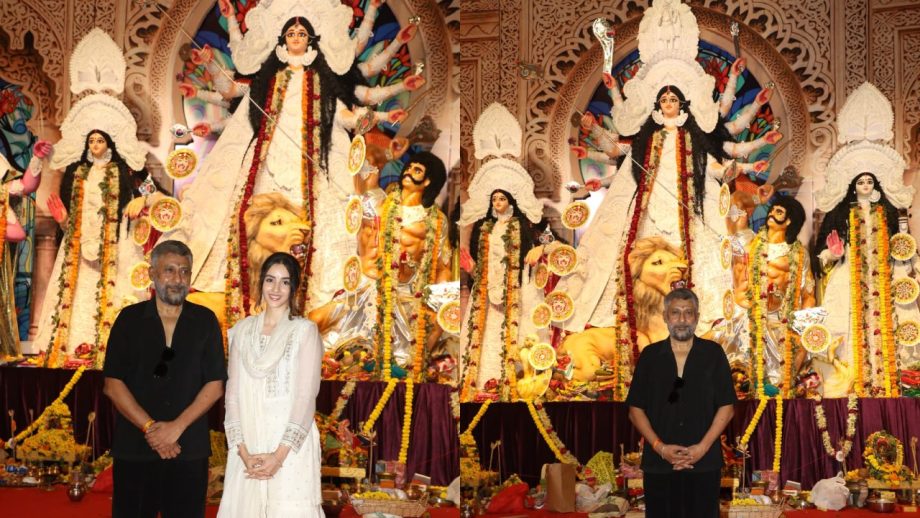 Filmmaker Vivek Ranjan Agnihotri spotted Simrat Kaur attending Durga Puja! Gives rise to speculation, Is she going to play one of the lead in The Delhi Files? 921607