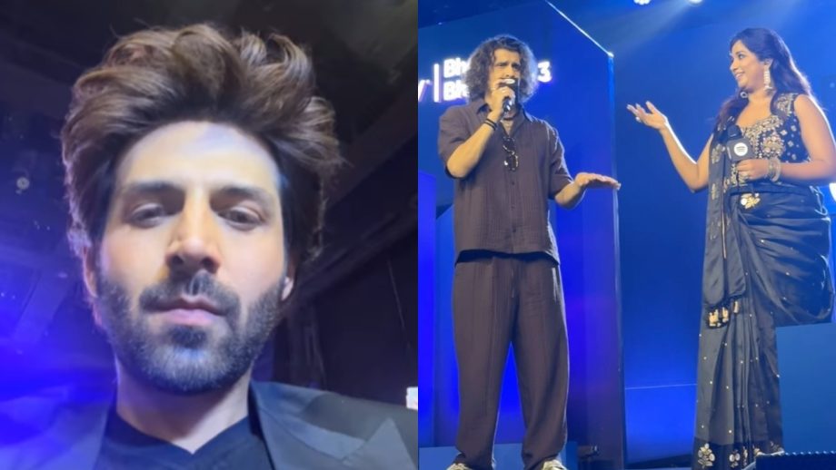 Kartik Aaryan enjoys 'Iconic Jugalbandi' by Sonu Nigam and Shreya Ghoshal singing Ami Je Tomar! 923185