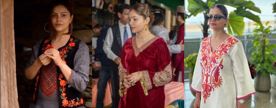 Rubina Dilaik's Top Pahari Outfits to Inspire Your Winter Wardrobe 921903