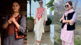 Rubina Dilaik's Top Pahari Outfits to Inspire Your Winter Wardrobe