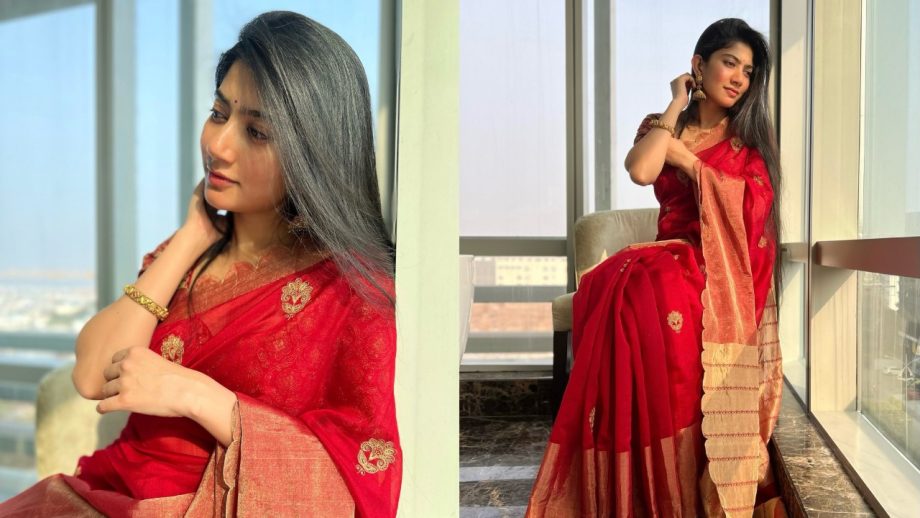 Sai Pallavi, Nayanthara & Malavika Mohanan's red saree looks to inspire your style for Durga Pooja 921500