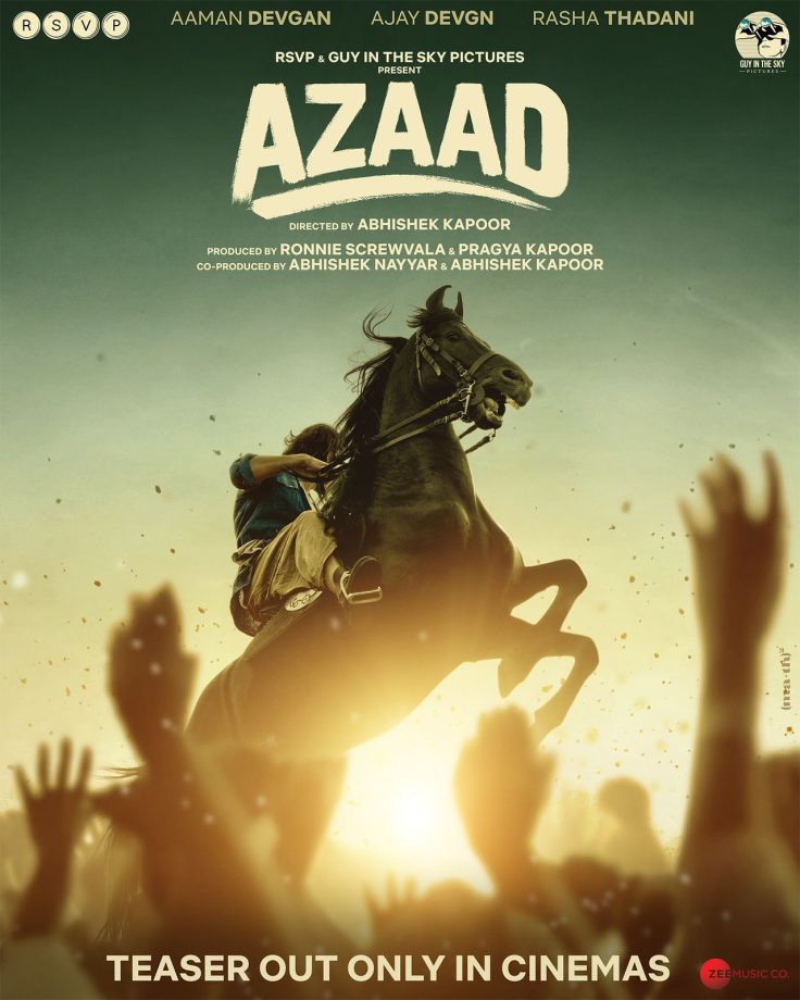 Title of Abhishek Kapoor’s Epic Action Adventure Out Now! Introducing Aaman Devgan and Rasha Thadani – Catch the Exclusive Teaser for Azaad in Theatres This Diwali! 924111