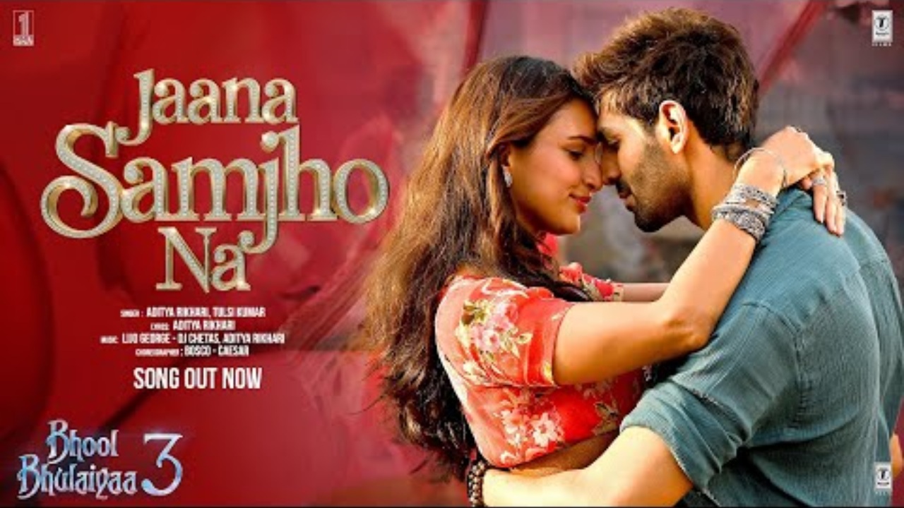 Witness the blazing chemistry of Kartik Aaryan and Triptii Dimri, as the Jaana Samjho Na song, from Bhool Bhulaiyaa 3 is out now! 922884