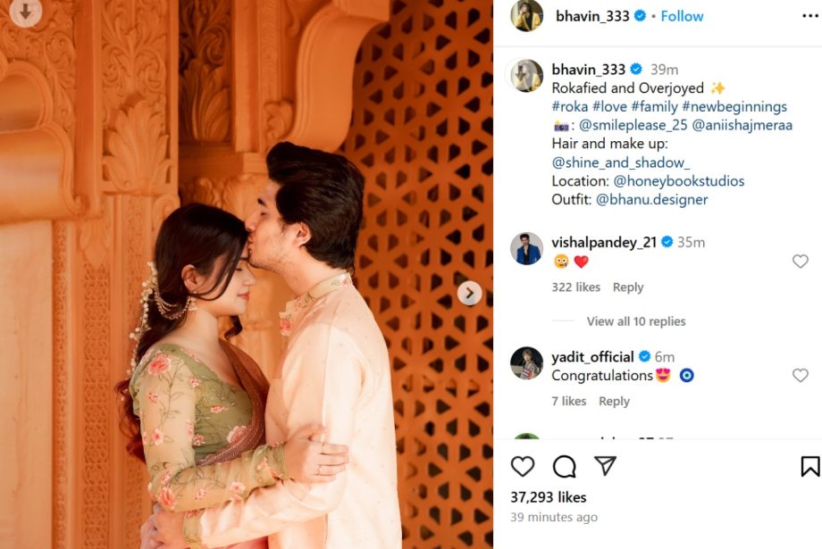 Bhavin Bhanushali announces engagement with dreamy photos 926951