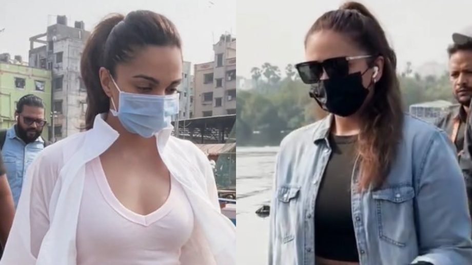 Huma Qureshi and Kiara Advani spotted at Versova Jetty, fueling speculations about "Toxic" involvement 926829