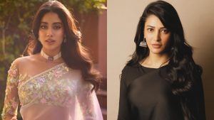 Janhvi Kapoor's Colourful Glam Vs Shruti Haasan's Gothic Glow- Choose The Best Fashion Statement 925107