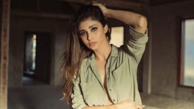 Mouni Roy Heats Up The Moment In Unbuttoned Look, Poses Fearlessly In Front Of Camera