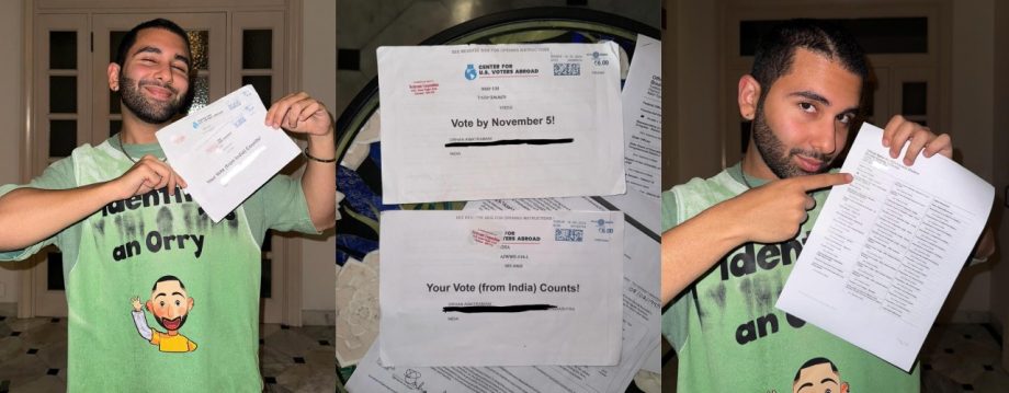 Orry Casts His Vote For Donald Trump; Shares Images Post Trump's Victory 924838