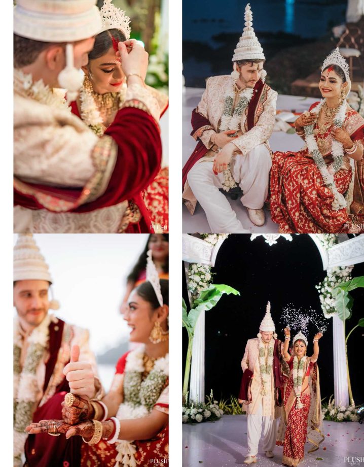 [Photos] Bigg Boss 16 Star Sreejita De's Dreamy Bengali-Style Wedding With Michael Blohm-Pape 925831