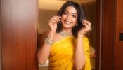 Rashmika Mandanna dazzles in a yellow sari; shares insights on ‘Pushpa 2’ event in Kochi