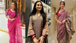 TV Celebs Bring Festive Glam: Shivangi Joshi, Surbhi Jyoti, and Surbhi Chandna Shine in Diwali Attire 924369