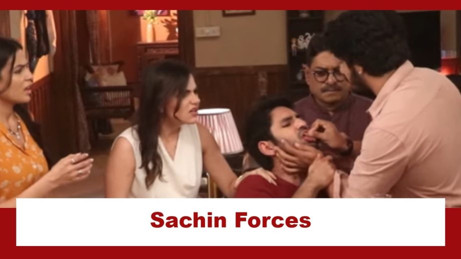 Udne Ki Aasha Upcoming Twist: Sachin's drunken drama; forces Akash to eat 924594