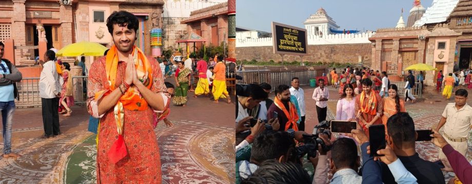 Utkarsh Sharma Begins ‘Vanvaas’ Promotions with a Spiritual Visit to Lord Jagannath Temple in Puri 926432