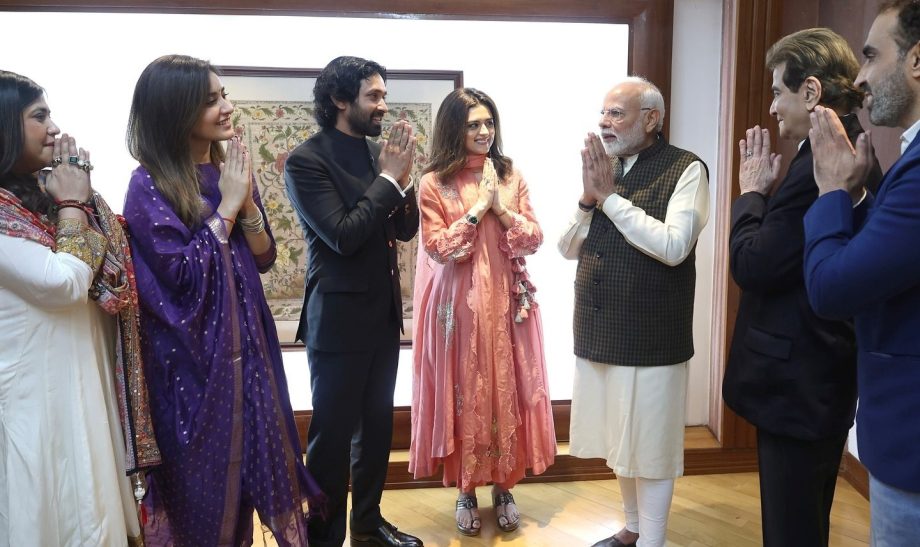 A proud moment! After watching The Sabarmati Report at the parliament yesterday, Honourable PM of India Narendra Modi met the team to applaud them for their remarkable efforts! 928208