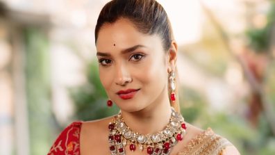 All Eyes on Ankita Lokhande And Her Bold, Beautiful, and Timeless Red Saree Look