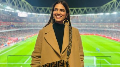 Amid her shooting, Malavika Mohanan attends Arsenal vs Manchester United match in London!