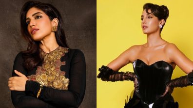 Bhumi Pednekar In Cut-out Vs Nora Fatehi In Strapless: Who Is Beauty In Black Dress?