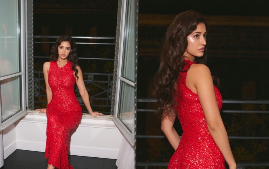 Disha Patani Slays in a Shiny Red Dress, Effortlessly Blending Glam and Subtlety 930024