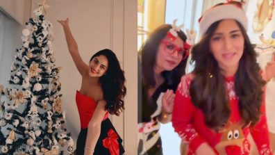 Erica Fernandes Enjoys Pre-Christmas Party, Krystal Dsouza Begins Preparations For The Festival