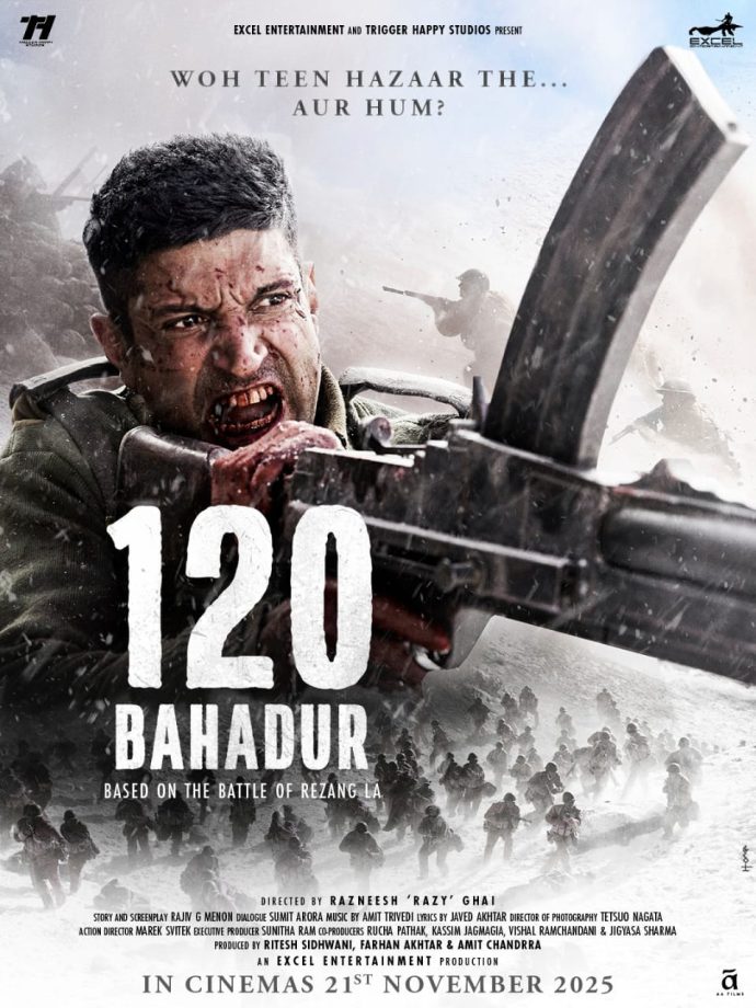 Excel Entertainment and Trigger Happy Studios Announce the Release Date of 120 Bahadur—Starring Farhan Akhtar, Hitting Theatres on 21st November 2025! 929873