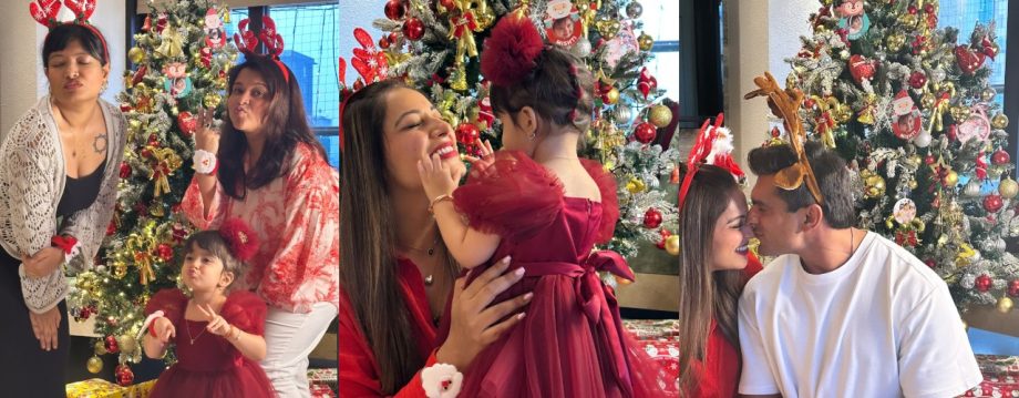 Festive Cheer: Karan Singh Grover And Bipasha Basu Celebrate Christmas With Daughter Devi 930442