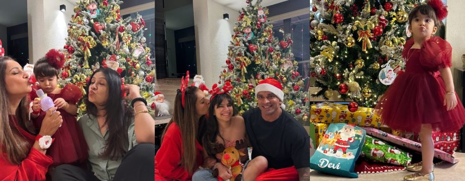 Festive Cheer: Karan Singh Grover And Bipasha Basu Celebrate Christmas With Daughter Devi 930440