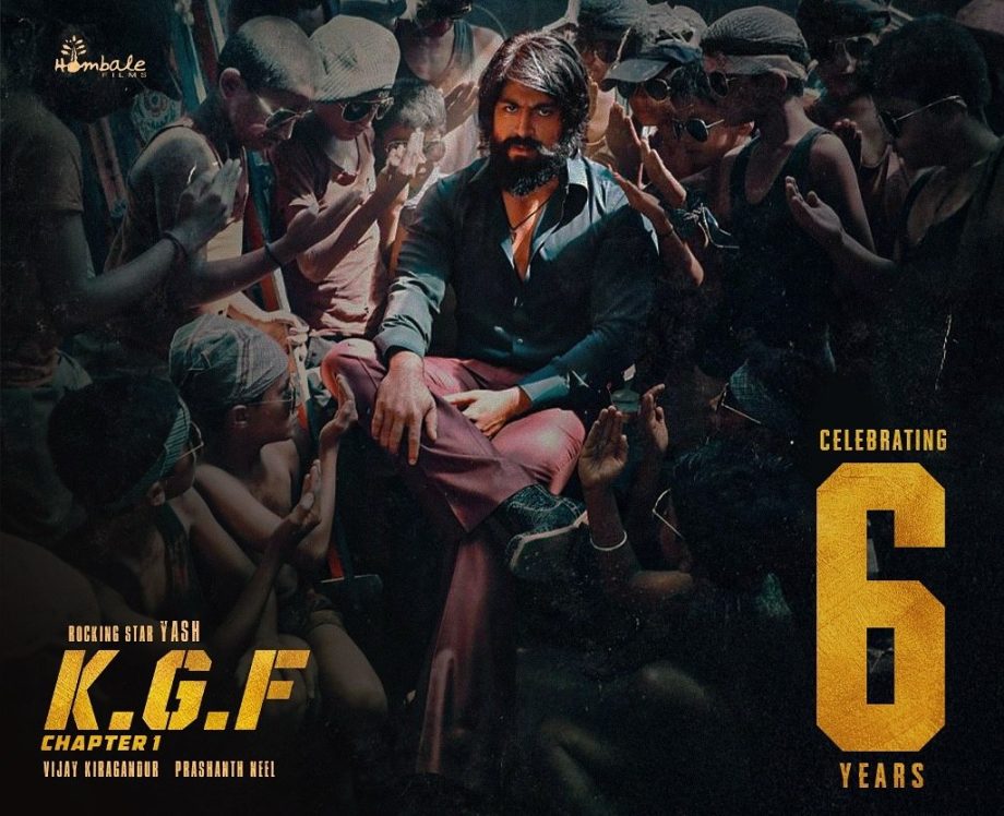 Hombale Films Celebrate 6 Years of KGF: Chapter 1 – A Prashanth Neel Cinematic Masterpiece 930134