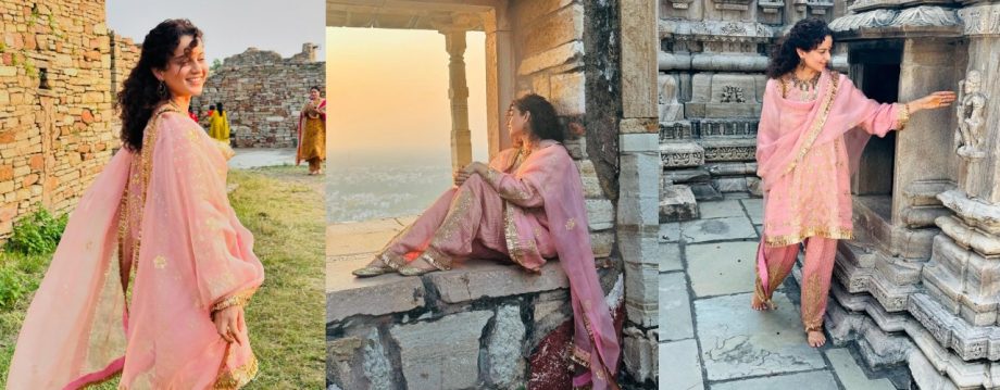 Kangana Ranaut's Temple Look is a Lesson that There is Grace in Every Thread 928114