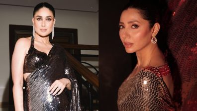 Kareena Kapoor Vs Mahira Khan: Who Rocks The Glamorous Manish Malhotra Sequin Saree Look?