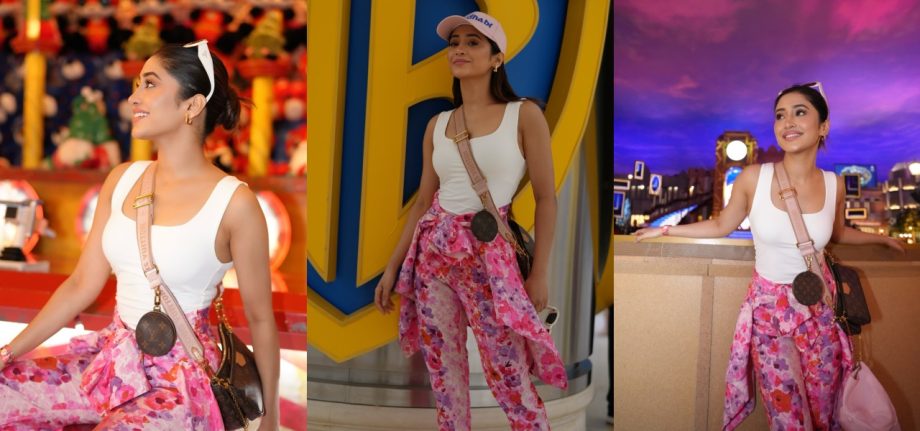 Shivangi Joshi Blossoms in Chic Floral Pants During Dubai Adventure 930558