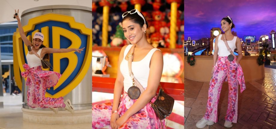 Shivangi Joshi Blossoms in Chic Floral Pants During Dubai Adventure 930559