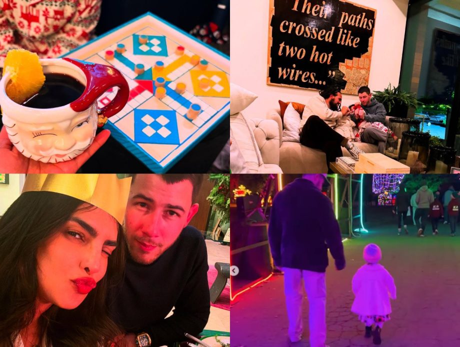 Twining Attires, Games & Night Walk: Inside Priyanka Chopra's Christmas Vibes With Malti Marie & Nick Jonas 930729