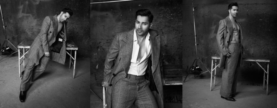 Varun Dhawan Brings Power and Style in Black and White Checkered Look 928160