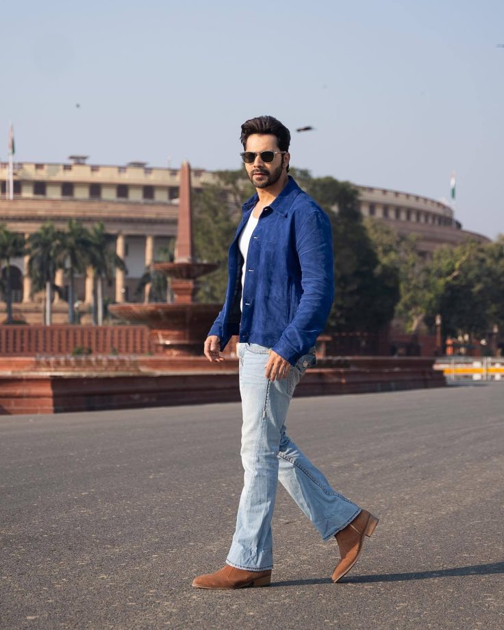 Varun Dhawan's Unmissable Delhi Look Layered to Perfection 929943