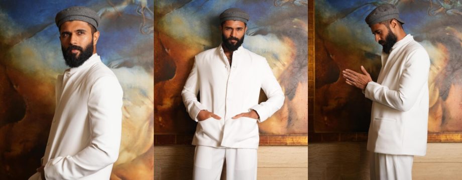 Vijay Deverakonda Brings Rockstar Energy to All-White Fashion 929217