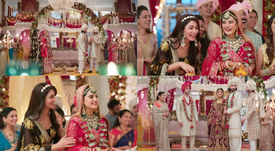 Zee Kutumb Sriti Jha to Abrar Qazi came together to shower blessings on Raghav and Reet for their marriage in Jaane Anjaane Hum Mile 929283